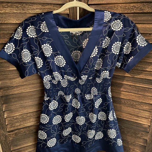 Banana Republic - Green and white striped shirt - Picture 2 of 3